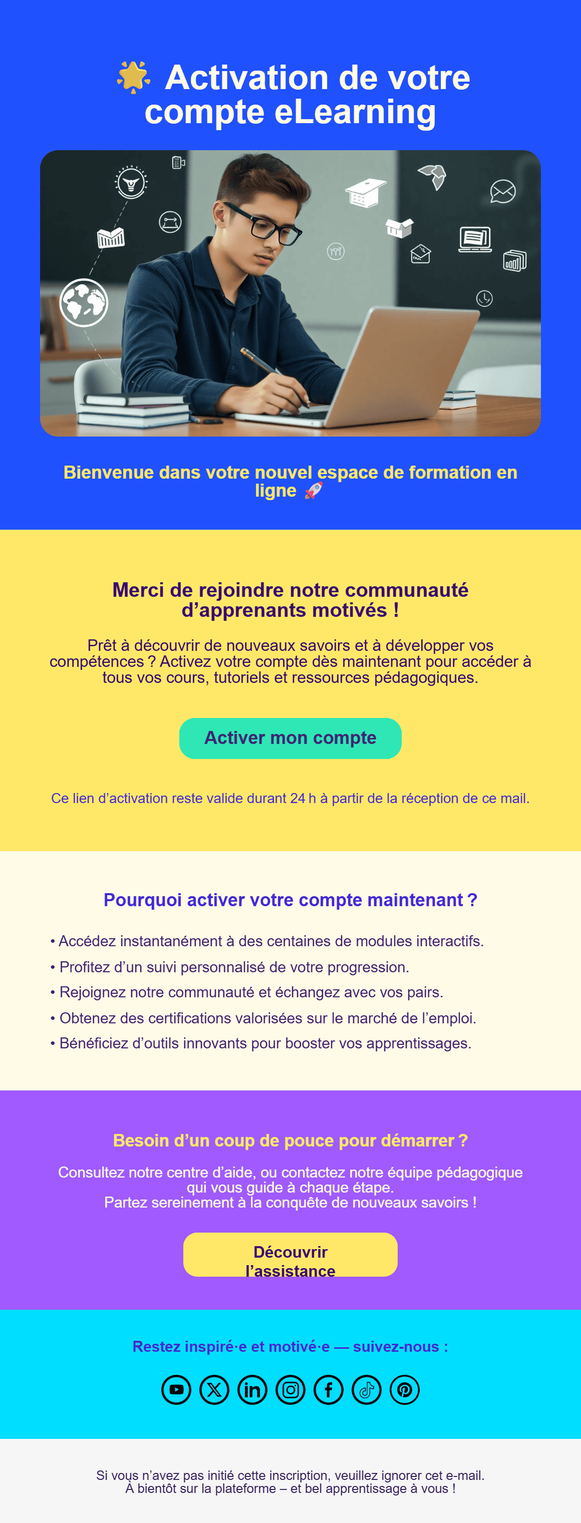 Modèles d’e-mails d’activation de compte-2