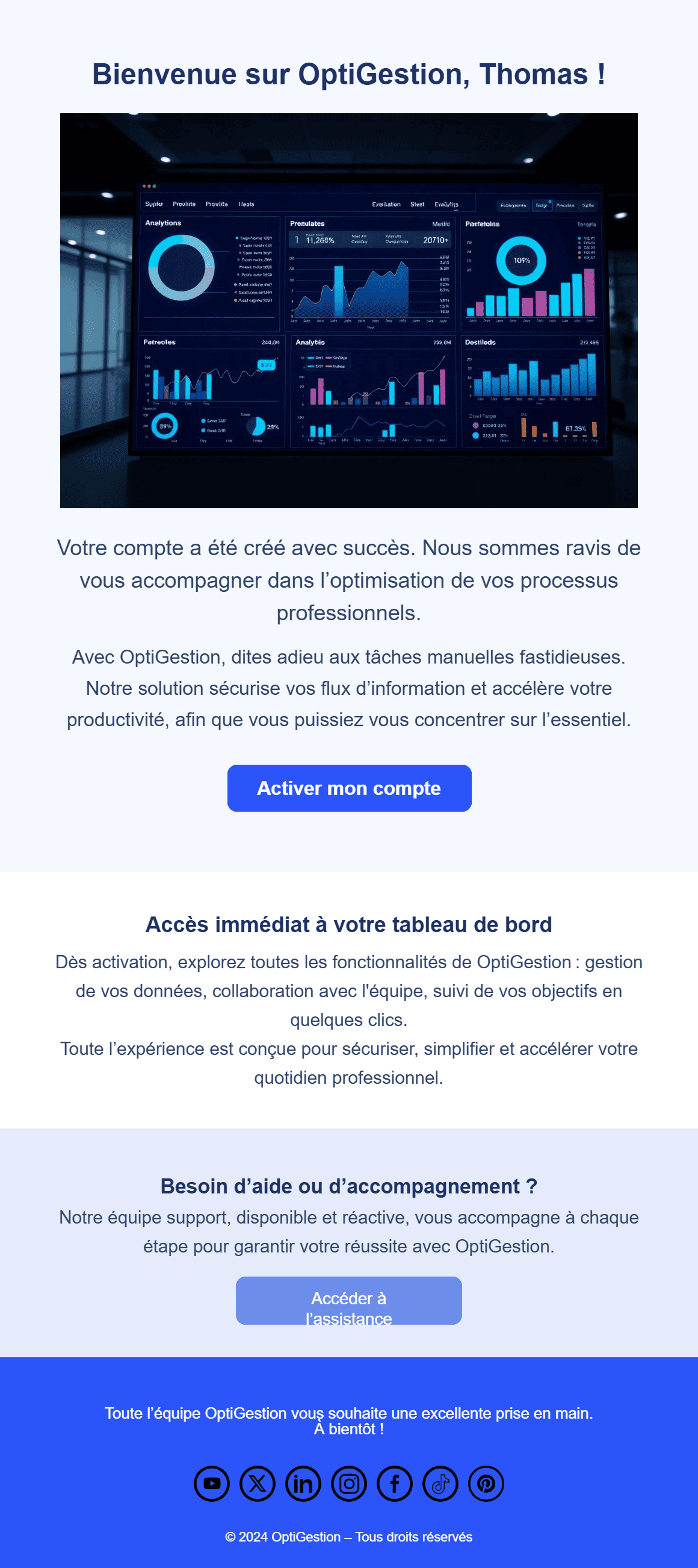 Modèles d’e-mails d’activation de compte-3