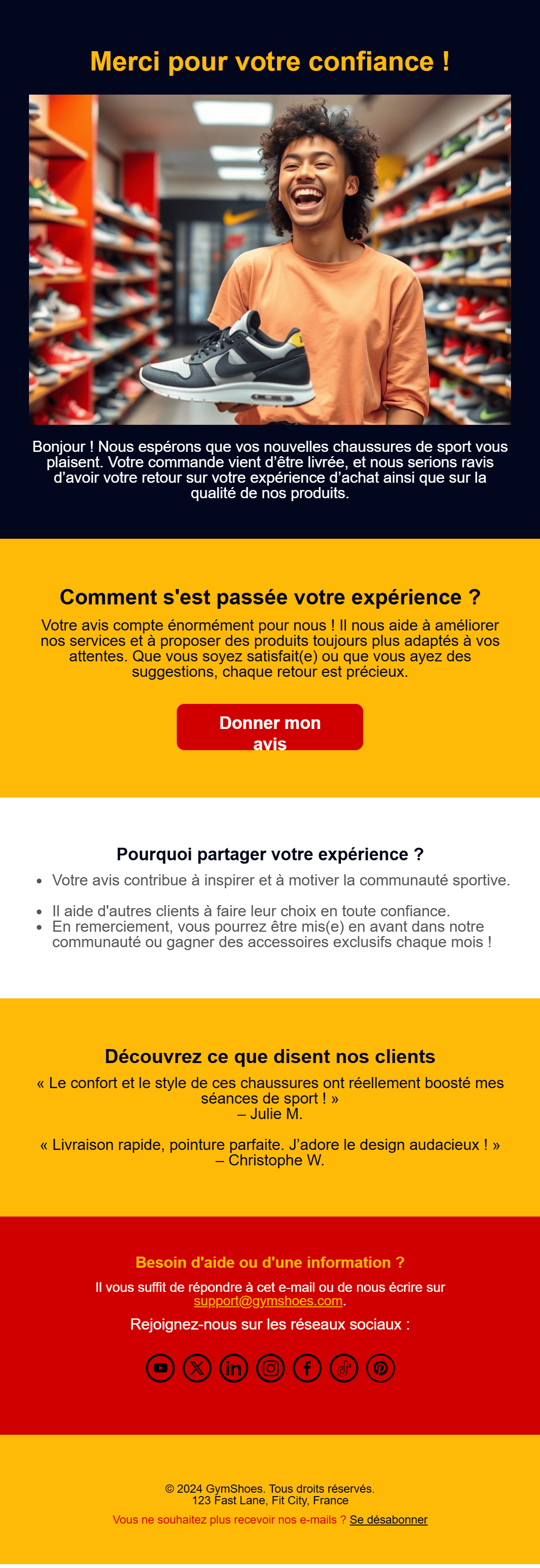 Email de feedback & enquête NPS-2