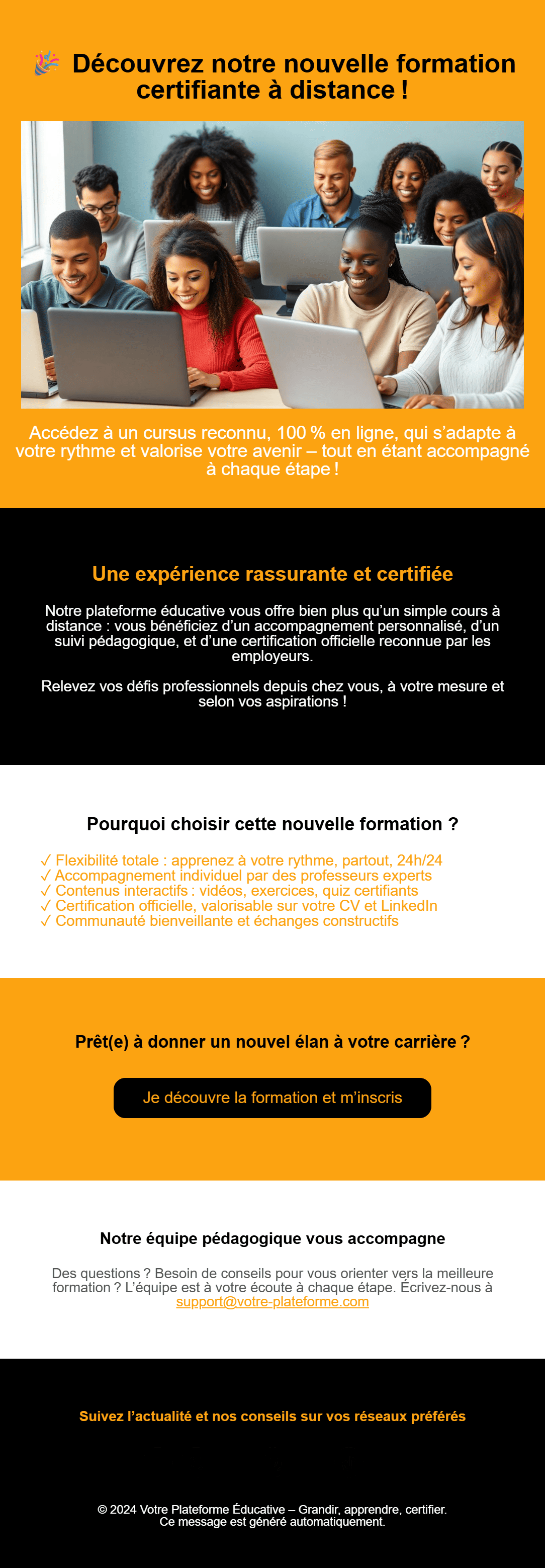 E-mail d'annonce de lancement de produit-0