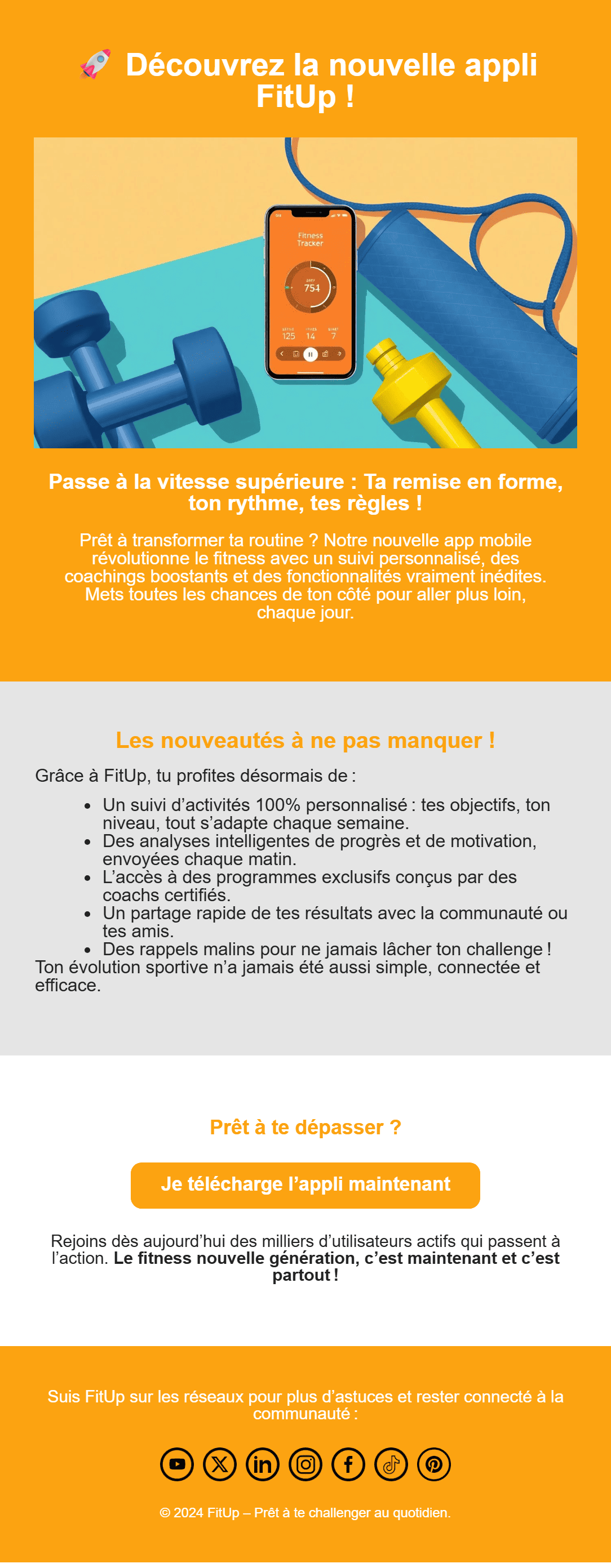 E-mail d'annonce de lancement de produit-0