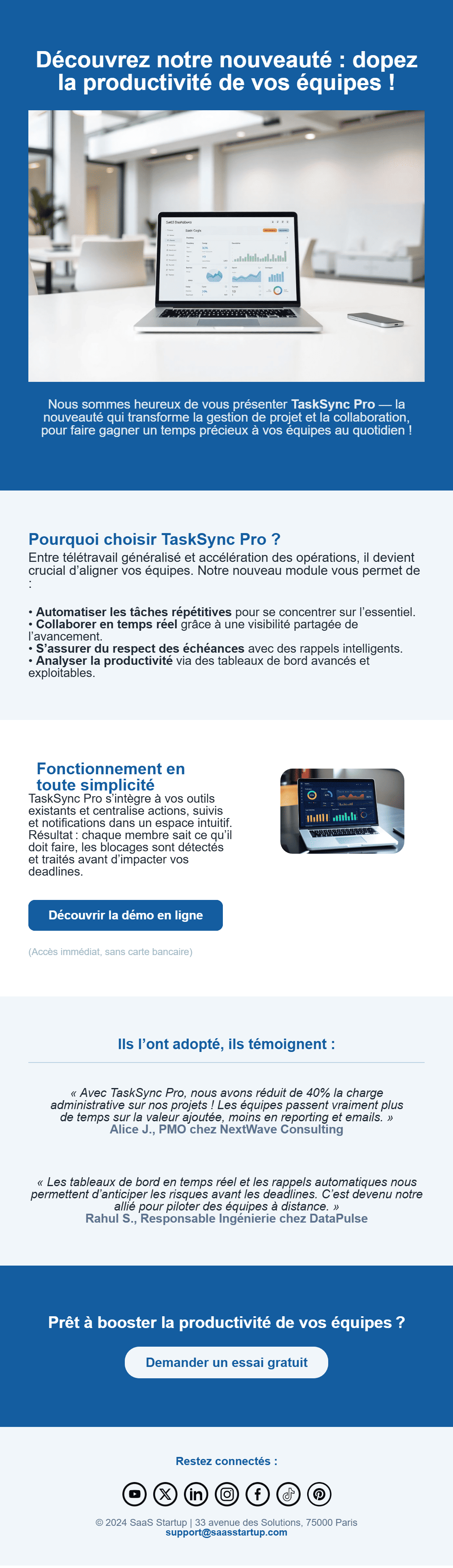 E-mail d'annonce de lancement de produit-1