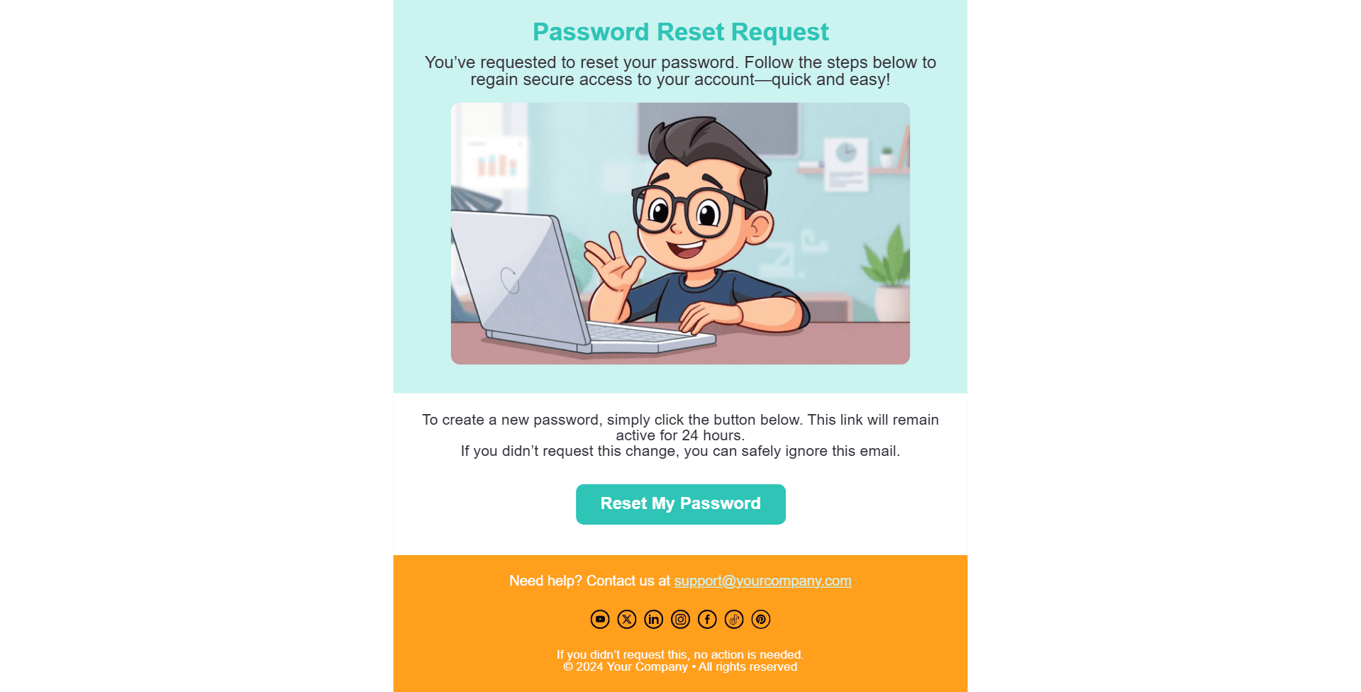 Reset your password