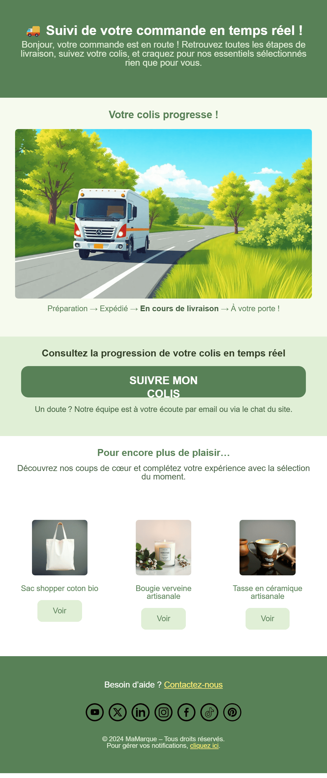 E-mail de mise à jour d'expédition et de livraison-2