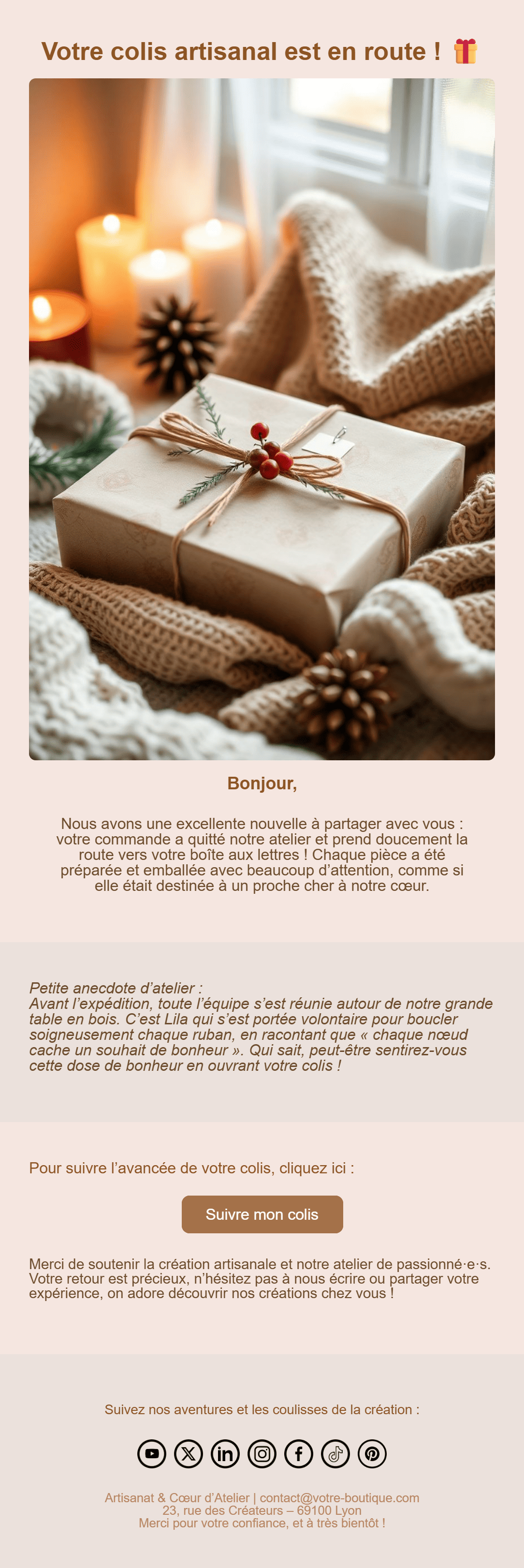 E-mail de mise à jour d'expédition et de livraison-1